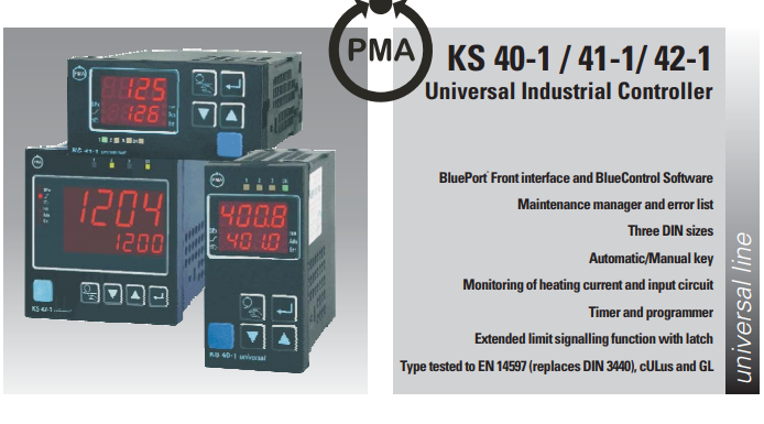 KS 40-1, KS41-1, KS42-1 - Universal Industrial Controller – Bộ điều khiển công nghiệp West CS